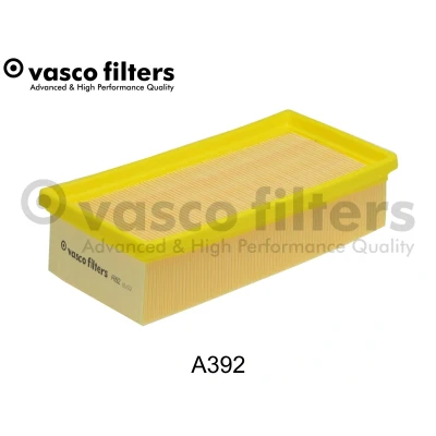Kuva DAVID VASCO A392 Ilmansuodatin 58 121 241 suorakulmainen (rectangular) Suodatinpanos PEUGEOT: 2008 Farmari, 208 I Hatchback, 308 II Hatchback