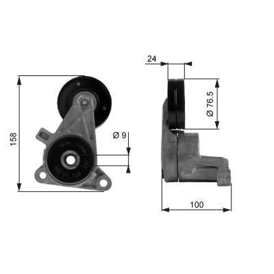 Kuva GATES FleetRunner Micro V Kit T38437 Kiristysrulla VOLVO: V70 2, I