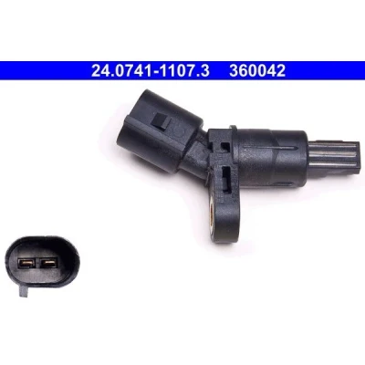 Kuva ATE 24.0741 1107.3 ABS Anturi ilman kaapelia VOLKSWAGEN: Bora Sedan, Golf 4, 4 Variant, AUDI: A3 Hatchback, TT Coupe, SKODA: Octavia I Hatchback