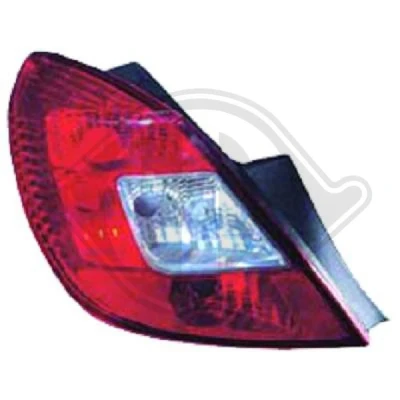 Kuva DIEDERICHS 1814290 Takavalot Oikea Ilman lampun kantaa OPEL: Corsa D Hatchback