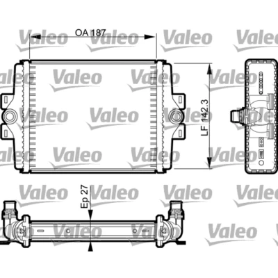 Kuva VALEO 735467 Jäähdytin Alumiini 187 142 27 BMW: 3 Touring