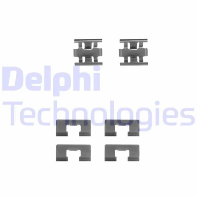 Kuva DELPHI LX0196 Tarvikesarja, Jarrupala HONDA: CIVIC 6 Stufenheck, Hatchback