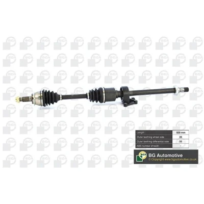Kuva BGA DS0915R Vetoakseli Etuakseli, oikea 920 MINI: Hatchback