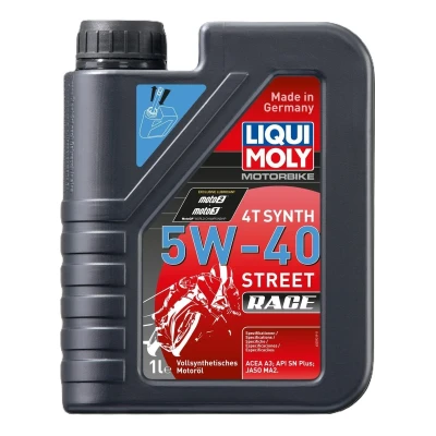 Kuva Liqui Moly Motorbike 4T Synth Street Race 5W 40 1l Moottoriöljy 2592