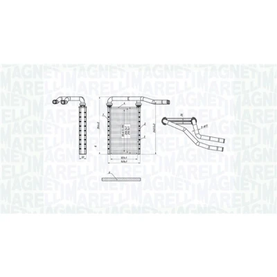 Kuva MAGNETI MARELLI 350218490000 Lämmityslaitteen Kenno SUZUKI: SWIFT 4, SX4 I Hatchback