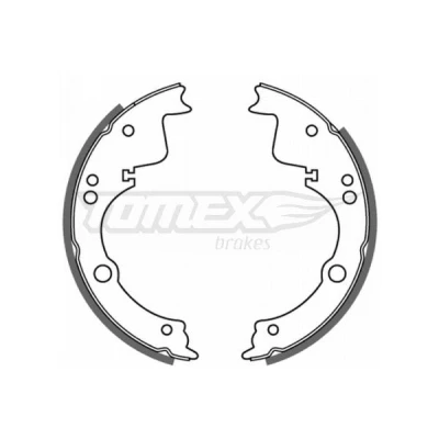 Kuva TOMEX brakes TX 21 40 Jarrukengät Taka akseli 254 89