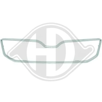 Kuva DIEDERICHS 7861041 Kehys, Jäähdyttimen Säleikkö kromi