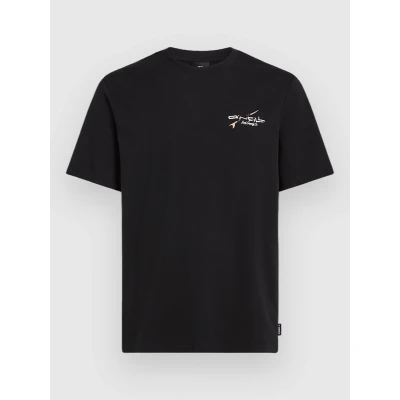 Kuva O&#039;Neill Retro BACK Unisex Printtipaita, Koko: Large, Black out