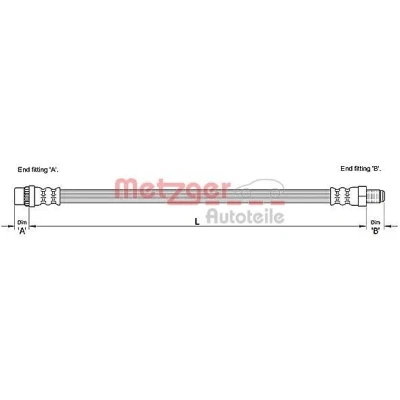 Kuva METZGER 4110221 Jarruletku 221 RENAULT: TRAFIC 2 Kasten, OPEL: Vivaro A Van
