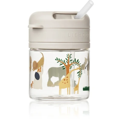 Kuva Liewood Pavia Straw CUP Unisex Tuttipullo lapsille, Koko: One Size, All together/sandy