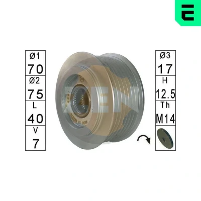 Kuva Vapaakytkin HONDA ACCORD VII, VIII, Kombi Tourer CIVIC Hatchback CR V II, III, FR OE 31141 RBD E02