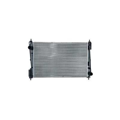 Kuva NRF 54752A Jäähdytin Alumiini 620 416 34 Jäähdytysrivat mekaan. kiinnitetyt OPEL: Corsa D Hatchback, FIAT: Grande Punto Hatchback