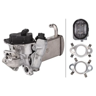 Kuva HELLA 6NU 358 167 051 EGR Moduli (Pakokaasukierrätys) Tiivisteillä, Pakokaasukierrätys jäähdyttimellä venttiilillä VOLKSWAGEN: Amarok Pick up