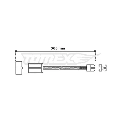 Kuva TOMEX brakes TX 30 53 Jarrupalojen Kulumisen Ilmaisin