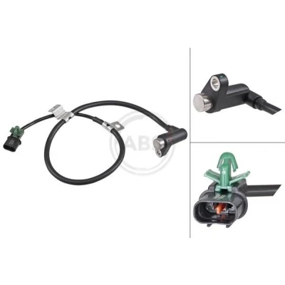 Kuva A.B.S. 31905 ABS Anturi passiivi sensori 730 Musta MITSUBISHI: L200 III Pick up
