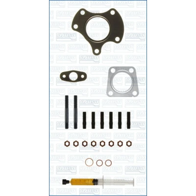 Kuva AJUSA JTC12057 Asennussarja Turboahdin with studs, syringe oil Tiivisteillä CHRYSLER: GRAND 5OYAGER 5