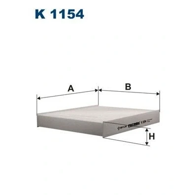 Kuva FILTRON K 1154 Raitisilmasuodatin Hiukkassuodatin 245 208 34 FORD: MONDEO 4 Turnier, S Max Mk1, 4, VOLVO: C70 2 Cabriolet