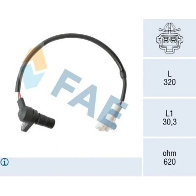 Kuva FAE 79526 Tunnistin, Nopeus/Kierrosluku TOYOTA: Yaris I Hatchback