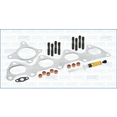 Kuva AJUSA JTC11603 Asennussarja Turboahdin with studs, syringe oil Tiivisteillä asennusohjeella VOLKSWAGEN: Golf 5, Plus / Crossgolf, 6