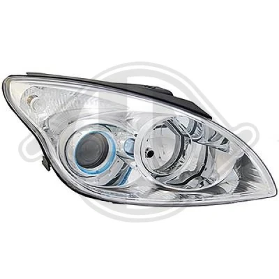Kuva DIEDERICHS 6835080 Ajovaloumpio Oikea H7, H7/H1, H1 Oikeanpuoleiselle liikenteelle HYUNDAI: i30 I Farmari