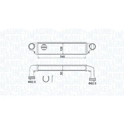 Kuva MAGNETI MARELLI 351319204890 Välijäähdytin BMW: 3 Touring, Coupe