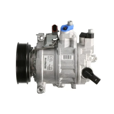 Kuva DENSO DCP02110 Ilmastoinnin Kompressori 6SBU14C 12 PAG 46 R 134a magneettikytkimellä