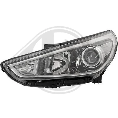 Kuva DIEDERICHS 6837083 Ajovaloumpio Vasen H7/H7/H7, PY21W