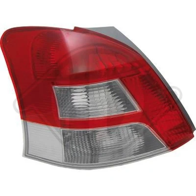 Kuva DIEDERICHS 6606193 Takavalot Vasen P21W, W5W, PY21W, LED Punainen TOYOTA: Yaris II Hatchback