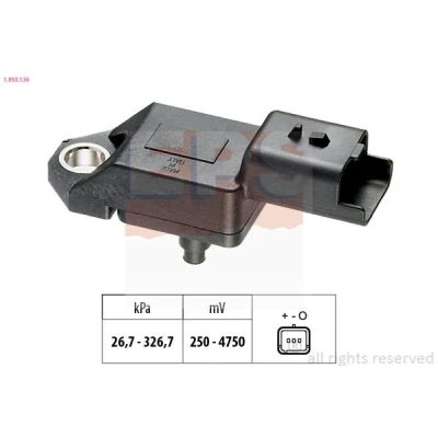 Kuva FACET 10.3136 Paineilma Anturi, Korkeus Made in Italy OE Equivalent PEUGEOT: 4007, MITSUBISHI: Outlander 2 SUV