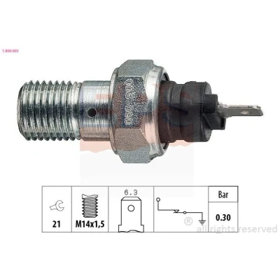 Kuva EPS 1.800.003 Öljynpaineanturi M14x1,5 0,3bar Made in Italy OE Equivalent FIAT: 127 Panorama