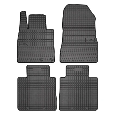Kuva FROGUM 0456 Lattiamattosetti Kumi Edessä ja takana 4 Musta Räätälöity NISSAN: Note II Hatchback