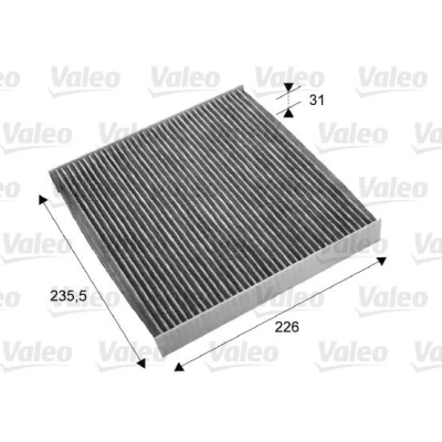 Kuva VALEO CLIMFILTER PROTECT 715678 Raitisilmasuodatin Aktiivihiilisuodatin 224 234 30 HONDA: CR V 3, Accord 7 Limousine, Tourer