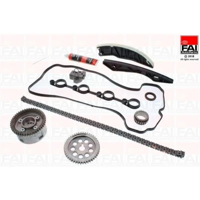 Kuva FAI AutoParts TCK203VVT Jakoketjusarja Tiivisteillä, Hammaspyörillä Yksinkertainen, Ketju hiljainen KIA: RIO 3, cee‘d I Farmari, Cerato Sedan