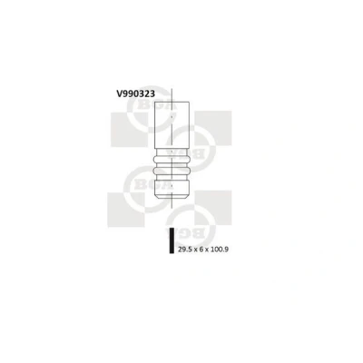 Kuva Imuventtiili AUDI, SEAT, SKODA, VW OE 036109601AD, 036109601AK, 036109601AL