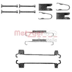 Kuva METZGER 105 0875 Tarvikesarja, Käsijarru FIAT: Ducato III Van, Bussi, PEUGEOT: Boxer Bussi