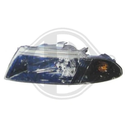 Kuva DIEDERICHS 5860183 Ajovaloumpio Vasen H4 musta MITSUBISHI: Carisma Sedan, Hatchback