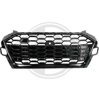 Kuva DIEDERICHS 1020842 Etusäleikkö Edessä Musta Kameralla AUDI: A4 B9 Avant