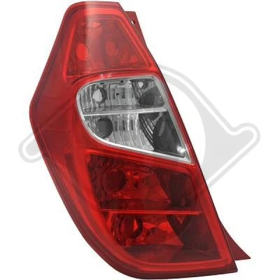 Kuva Takavalot Vasen W16W, PY21W, P21W, P21/5W HYUNDAI: i10 I (PA) 1.1 LPG, CRDi, 1.0, 1.2 1.1, 2007 2017 DIEDERICHS 6852191