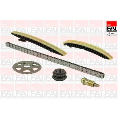 Kuva FAI AutoParts TCK51 Jakoketjusarja ilman tiivisteitä, Hammaspyörillä Yksinkertainen, Niittiketju
