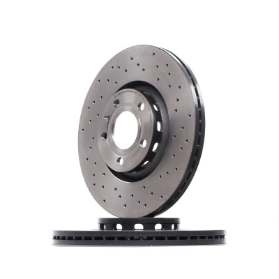 Kuva BREMBO XTRA LINE 09.8690.1X Jarrulevyt 312 25 5 rei&#039;itetty/tuuletettu sisältä pinnoitettu hiiliteräs Ruuveilla AUDI: A4 B7 Avant, Sedan