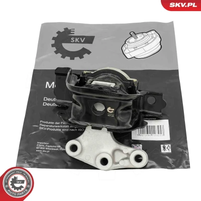 Kuva ESEN SKV 75SKV017 Moottorin Kumityyny Oikea Hydrolaakeri Alumiini, Kumi 187mm 130mm CITROËN: C3 II, Picasso, PEUGEOT: 207 SW