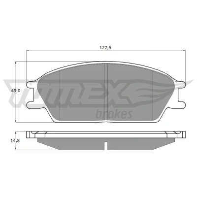 Kuva TOMEX brakes TX 11 06 Jarrupalat Etuakseli HYUNDAI: Getz