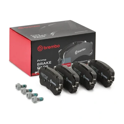 Kuva BREMBO P 61 133 Jarrupalat Ilman kulumisenilmaisinta Huudonvaimennuspellillä, Jarrusatulan ruuveilla tarvikkeita TOYOTA: Proace II Verso