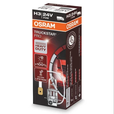 Kuva Halogeenilamppu OSRAM TRUCKSTAR PRO H3 PK22s IVECO DAILY Buss II, Flak/chassi I, Skåp Tipp