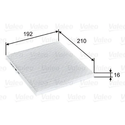 Kuva VALEO CLIMFILTER COMFORT 715807 Raitisilmasuodatin Hiukkassuodatin 210 191 15 KIA: RIO 3, 3 Stufenheck