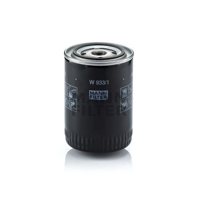 Kuva MANN FILTER W 933/1 Öljynsuodatin 3/4 16 UNF yhdellä peruutuksenestoventtiilillä Ruuvattava suodatin NISSAN: Pick Up, TERRANO 2, Patrol GR 4 SUV