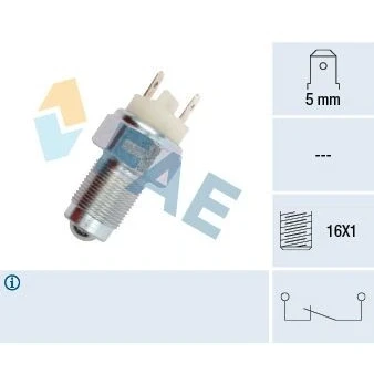 Kuva Kytkin, peruutusvalo DACIA, OPEL, RENAULT, TALBOT, VAUXHALL OE 09109725, 4401725, 60 01 001 318