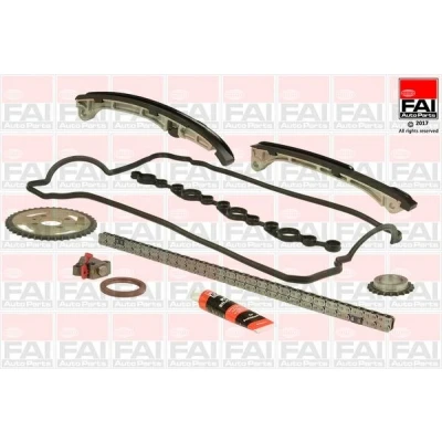 Kuva FAI AutoParts TCK201 Jakoketjusarja Tiivisteillä, Hammaspyörillä Yksinkertainen, Niittiketju TOYOTA: Avensis II Station Wagon, Hatchback