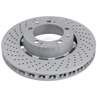 Kuva A.B.S. jarrulevy COATED 32mm 5 aukko 130mm reijitetty, kaksiosainen pinnoitettu 16518 99335104500,99335104510 Jarrulevyt