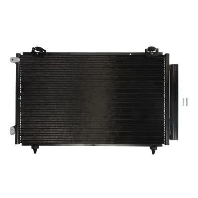 Kuva THERMOTEC KTT110179 Ilmastoinnin Lauhdutin Vedenerottimella 607 X 370 17 mm Alumiini TOYOTA: Corolla IX Hatchback, Verso